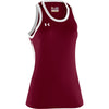 Under Armour Women's Maroon Recruit Sleeveless T-Shirt