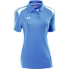 Under Armour Women's Carolina Blue/White Colorblock Polo