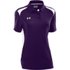 Under Armour Women's Purple/White Colorblock Polo