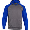 Under Armour Men's Carbon Heather/Royal Storm AF Colorblock Hoodie