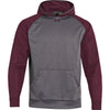 Under Armour Men's Carbon Heather/Maroon Storm AF Colorblock Hoodie