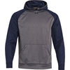 Under Armour Men's Carbon Heather/Midnight Navy Storm AF Colorblock Hoodie