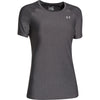 Under Armour Women's Carbon Heather UA HeatGear Armour S/S