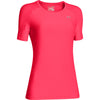 Under Armour Women's Pink UA HeatGear Armour S/S