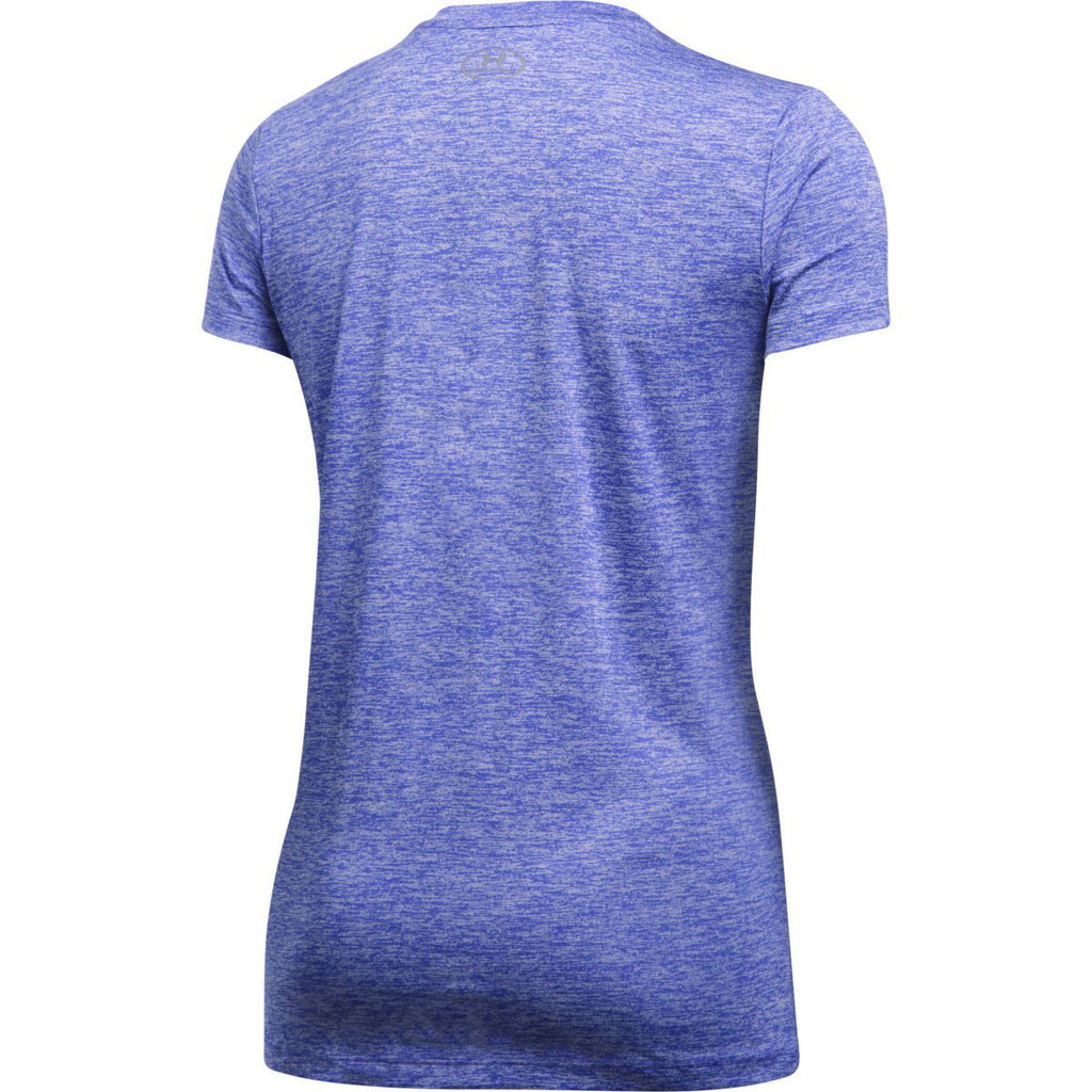 Under Armour Women's Constellation Purple UA Tech Twist V-Neck