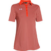 Under Armour Women's Dark Orange Clubhouse Polo