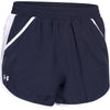 Under Armour Women's Midnight Navy/White/Reflective Fly By Short