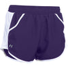 Under Armour Women's Purple/White/Reflective Fly By Short