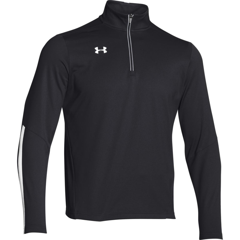 MerchPerks Under Armour Men's Black Qualifier Quarter Zip