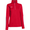 Under Armour Women's Red Qualifier Quarter Zip