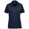 Stormtech Women's Navy Treeline Performance Short Sleeve Polo