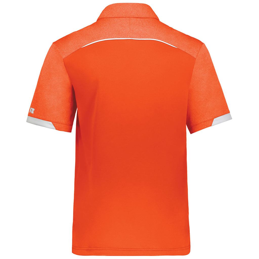 Russell Men's Burnt Orange Legend Polo