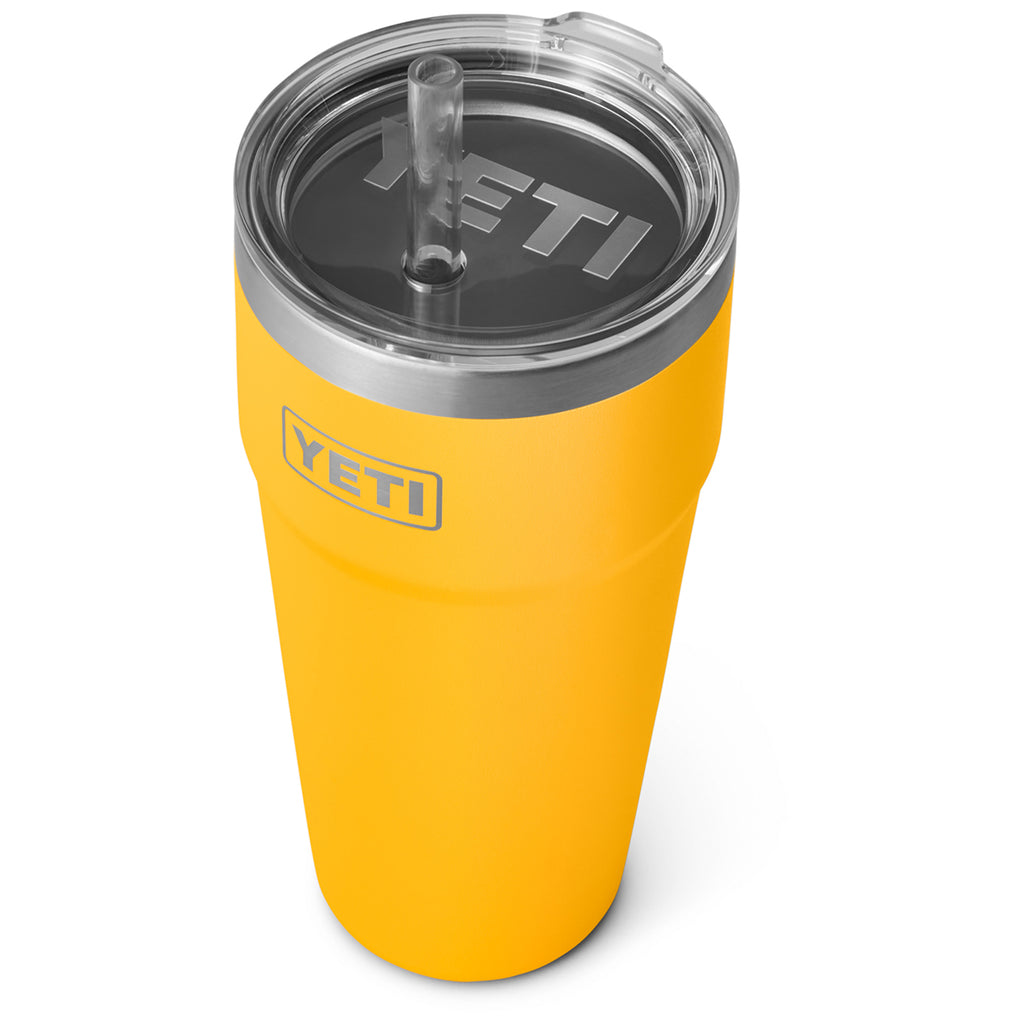 YETI Alpine Yellow Rambler 26 oz Stackable Cup