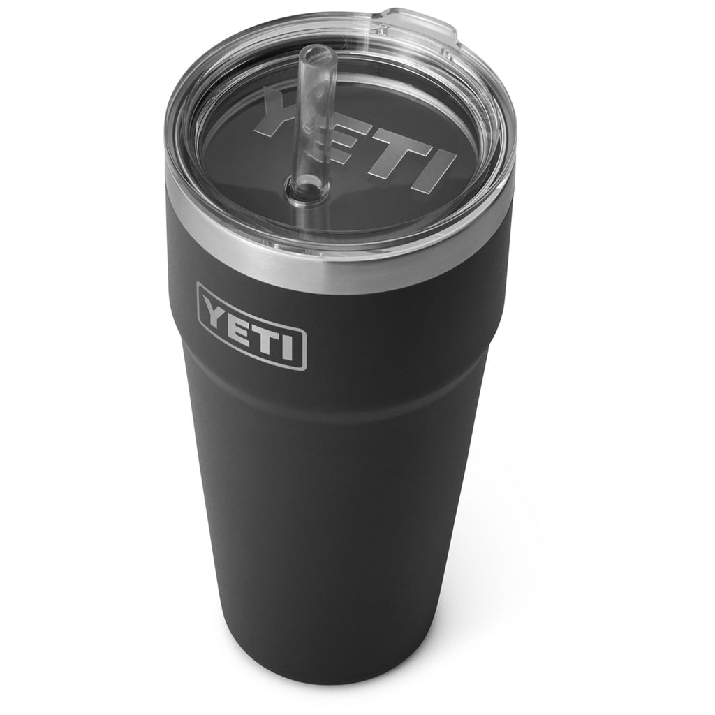 YETI Black Rambler 26 oz Stackable Cup