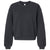 American Apparel Women's Black ReFlex Fleece Crewneck Sweatshirt