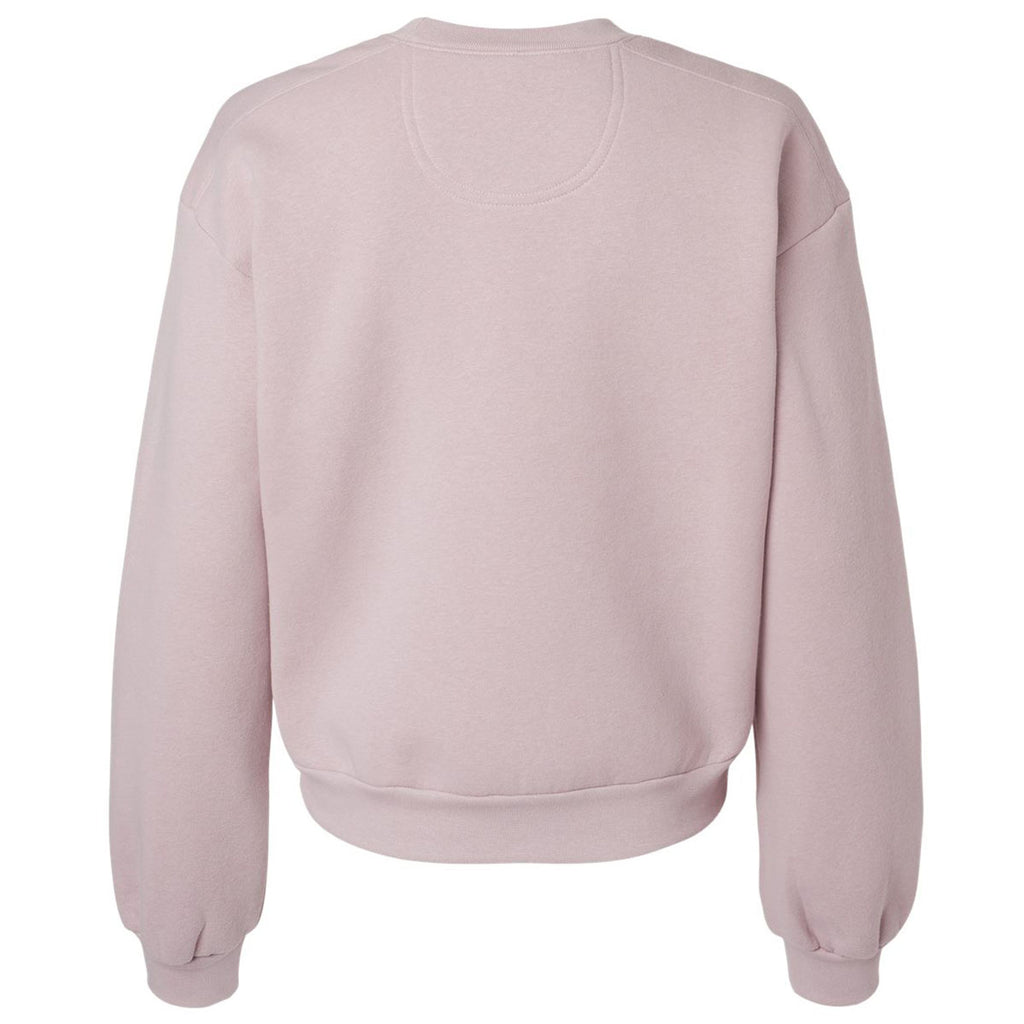 American Apparel Women's Blush ReFlex Fleece Crewneck Sweatshirt