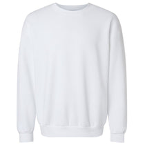 American Apparel Unisex White ReFlex Fleece Crewneck Sweatshirt