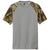 Russell Outdoors Men's Grey Concrete Heather/ Realtree Edge Realtree Colorblock Performance Tee