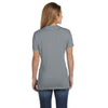 Hanes Women's Vintage Grey 4.5 oz. 100% Ringspun Cotton nano-T V-Neck T-Shirt