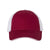 Valucap Maroon/White Sandwich Trucker Cap