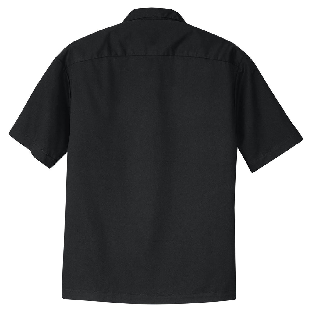 Port Authority Men's Black/Light Stone Retro Camp Shirt