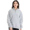 Champion Unisex Light Steel Powerblend Quarter-Zip Sweatshirt