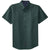 Port Authority Men's Dark Green/Navy Short Sleeve Easy Care Shirt