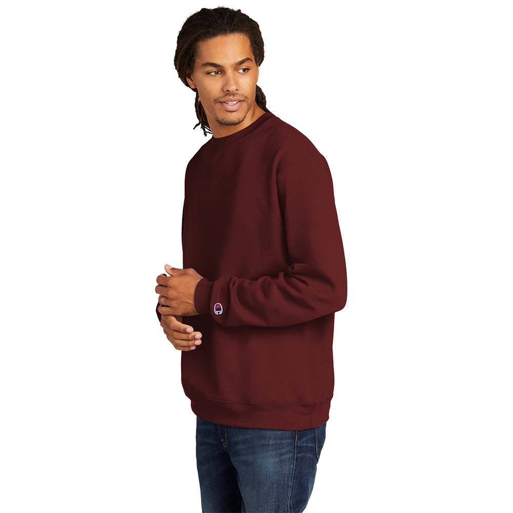 Champion Unisex Maroon Eco Fleece Crewneck Sweatshirt