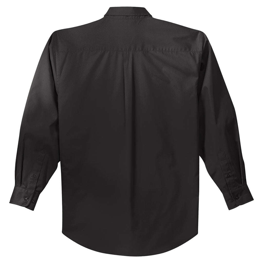 Port Authority Men's Black L/S Easy Care Shirt