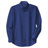 Port Authority Men's Mediterranean Blue Tall Long Sleeve Easy Care Shirt