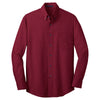 Port Authority Men's Red Oxide Tall Crosshatch Easy Care Shirt