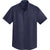 Port Authority Men's True Navy Short Sleeve SuperPro Twill Shirt