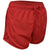 BAW Women's Red Solid Running Shorts