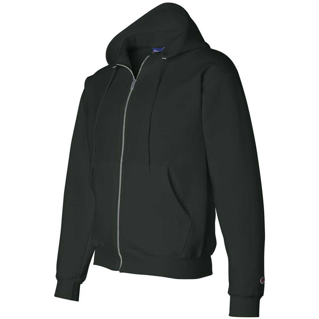 Champion Men's Dark Green Eco 9-Ounce Full Zip Hood