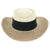 AHEAD Black Straw Hat Gambler