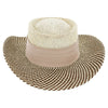 AHEAD Khaki Straw Hat Gambler