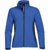 Stormtech Women's Azure Blue/Black Pulse Softshell