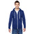 Fruit of the Loom Men's Admiral Blue 6 oz. Sofspun Jersey Full-Zip