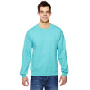 Fruit of the Loom Men's Scuba Blue 7.2 oz. SofSpun Crewneck Sweatshirt