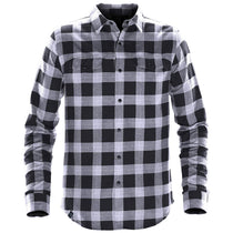 Stormtech Men's Titanium Plaid Logan Snap Front Shirt