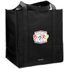 Bullet Black Grocery Tote with Antimicrobial Additive