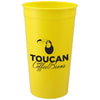 Bullet Yellow Solid 32oz Stadium Cup