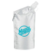 Bullet Metallic Grey 20oz Water Bag with Carabiner