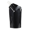 Bullet Translucent Black 20oz Water Bag with Carabiner