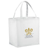 Bullet White YaYa Budget Non-Woven Shopper Tote