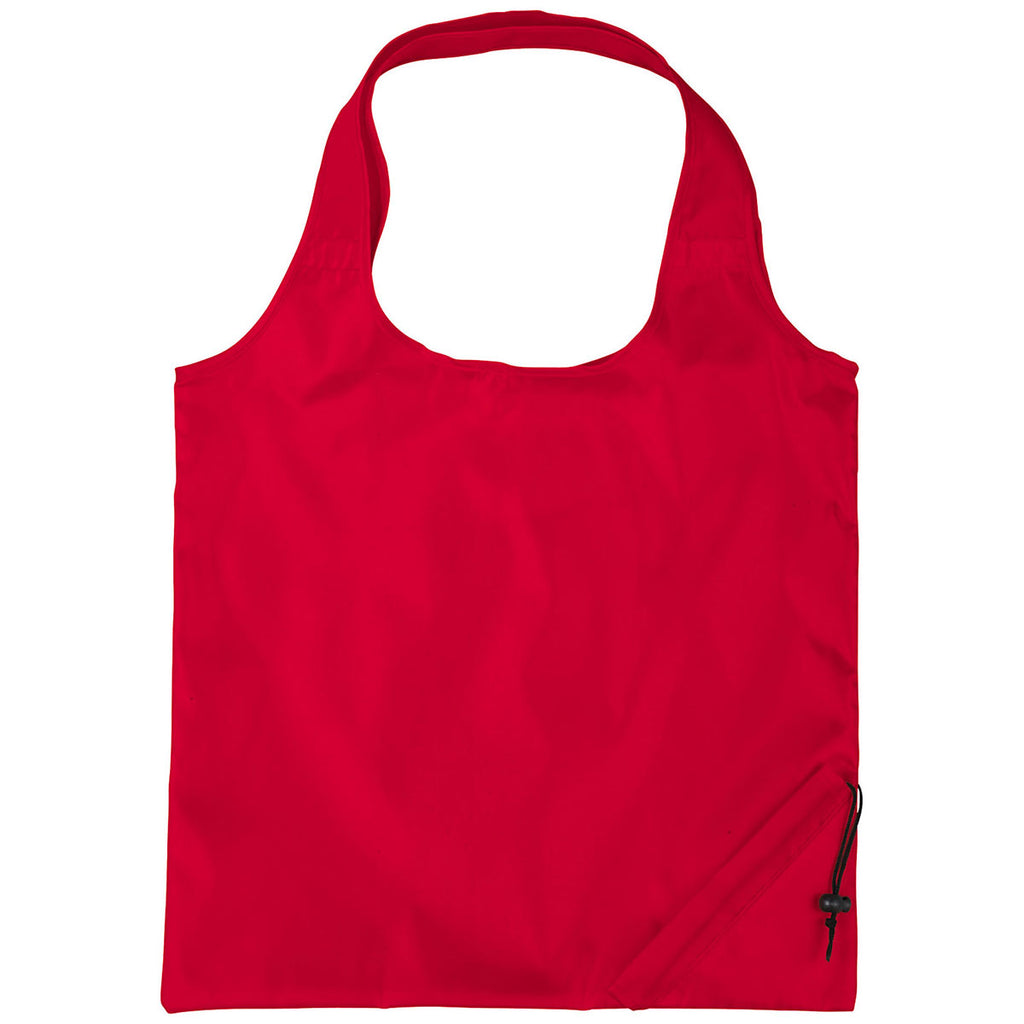 Bullet Red Bungalow Foldaway Shopper Tote