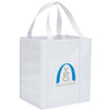 Bullet White Hercules Non-Woven Grocery Tote