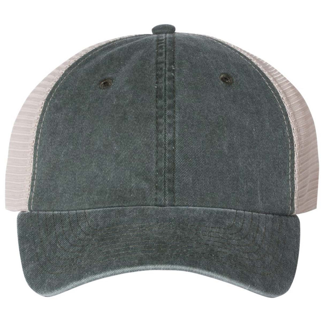 Sportsman Forest/Stone Pigment Dyed Trucker Cap