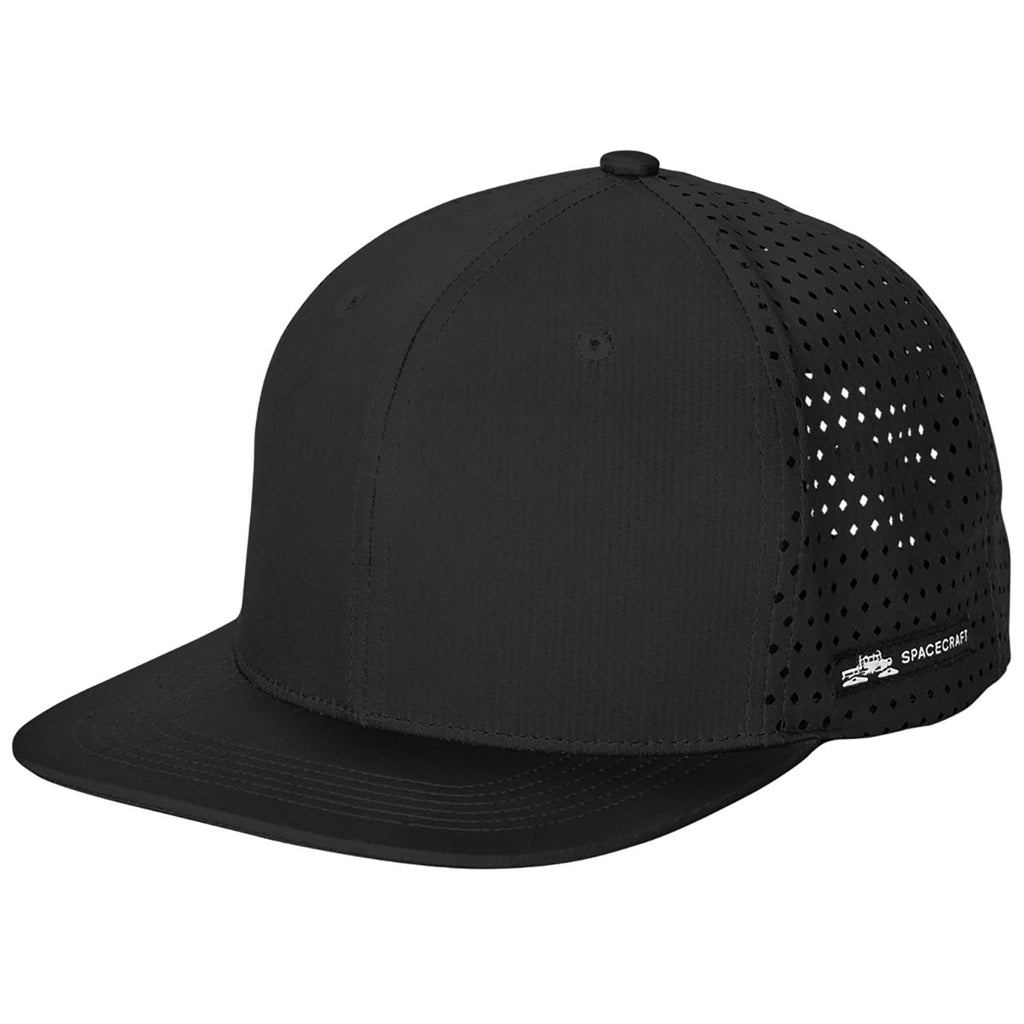 Spacecraft Black Salish Perforated Cap