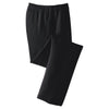 Sport-Tek Men's Black Open Bottom Sweatpant